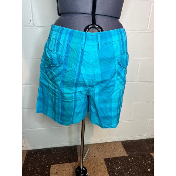 plaid shirts blue high waisted 1980s - Picture 5 of 9